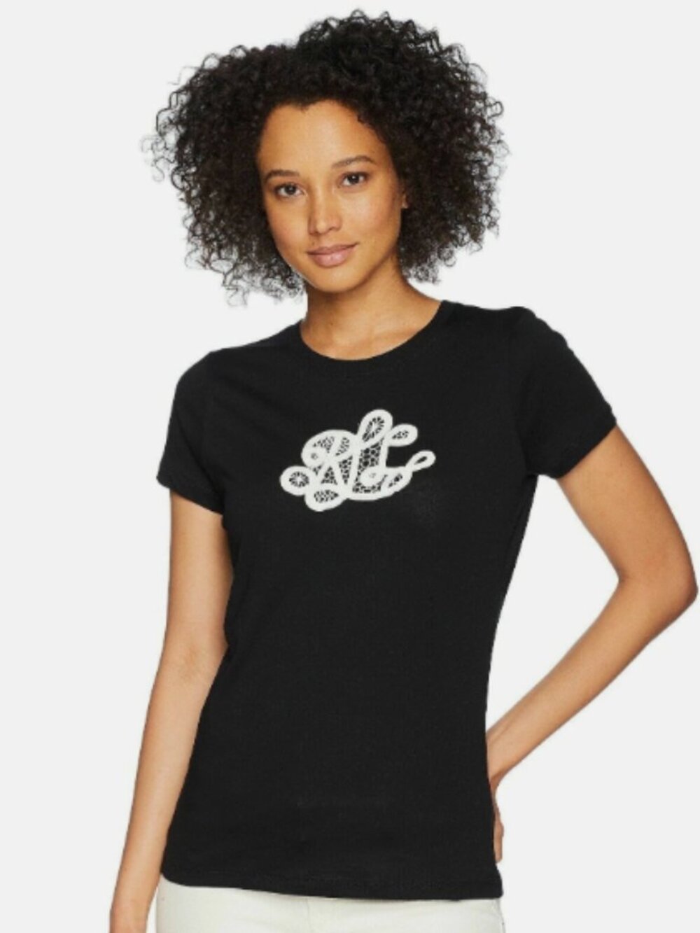Ralph Lauren Embroidered Monogram Tee (M)